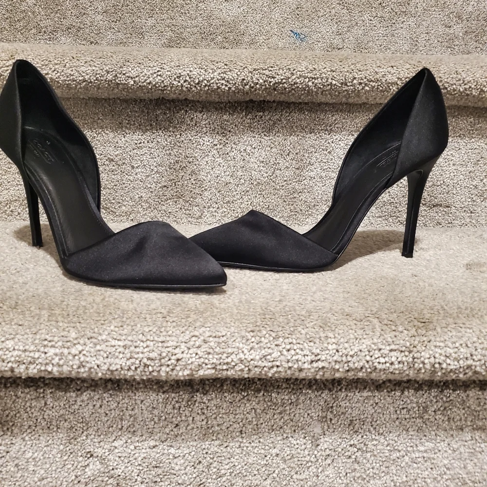 COACH HOLLIS SATIN HEELS 9.5 - Picture 8 of 10